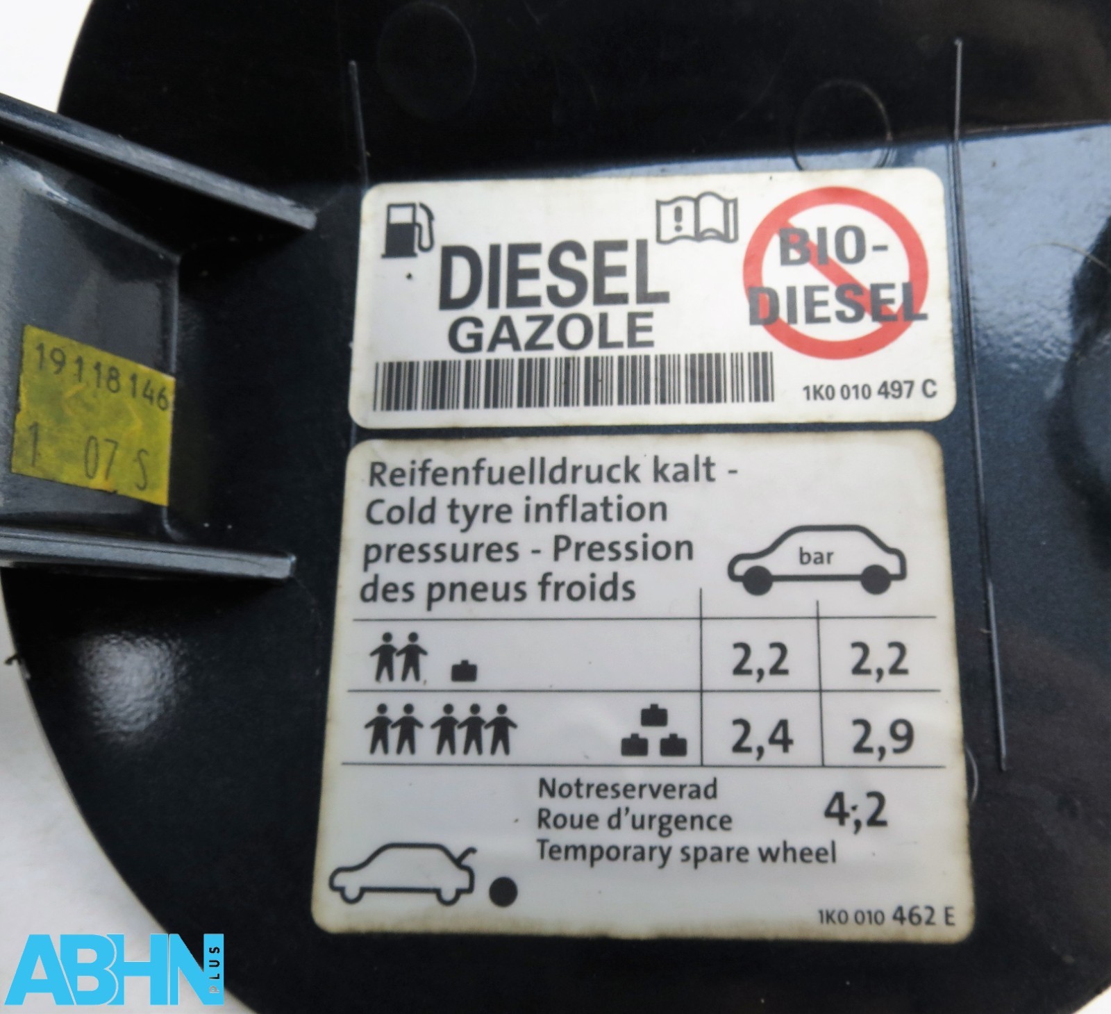 VW Golf 6 MK6 (2009-2013) Hatchback Fuel Flap Cover 5K6809857 Met Atlantic Blue - Image 9