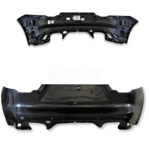 Jaguar F-Type 2019-2022 Rear Bare Bumper with Valance V8 Gloss Carpathian Grey