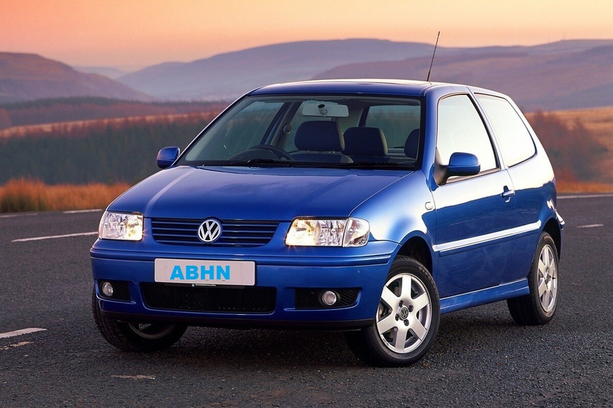 VW Polo 6N2 /1999-2001 Right Side Electric Heated Wing (Long) Mirror Magic Black - Image 3