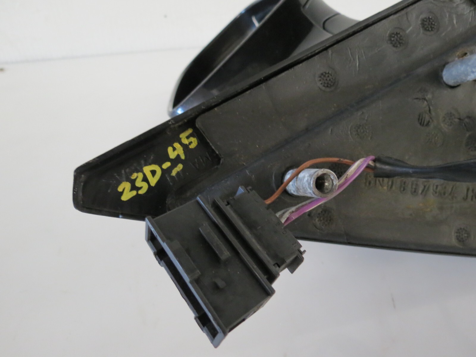 VW Polo 6N2 /1999-2001 Right Side Electric Heated Wing (Long) Mirror Magic Black - Image 8