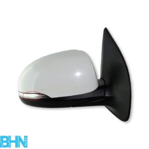 Hyundai i20 PB (12-14) Power Folding Right Wing Mirror + Indicator Crystal White