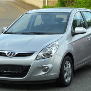 Hyundai i20 PB (2008-2012) Left Side Power Folding Door Mirror Met Silver 7-Pin