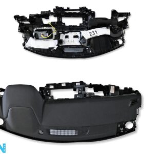 Nissan Qashqai J12 RHD (21-24) Black Interior Bare Dashboard +Passenger's Airbag