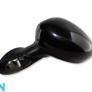Fiat 500 312 595 695 (2008-2018) Left Side Electric Heated Wing Mirror Met Black