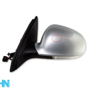 VW Golf 5 MK5 (07 - 09) Estate Left Side Electric Heated Door Mirror Met Silver