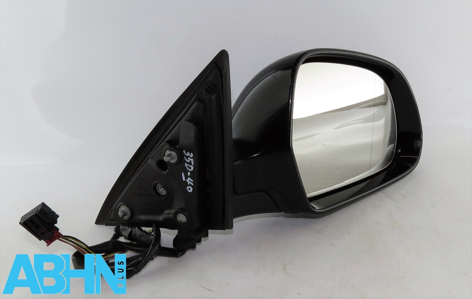 Audi A6 4F2 C6 Facelift (08-11) Right Side Electric Heated Wing Mirror Met Black - Image 2