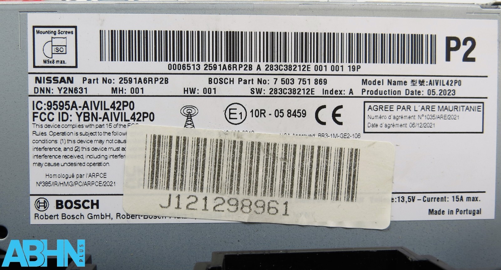 Nissan Qashqai J12 21-24 Multimedia Sat Nav Display Screen 2591A6RP2B 7503751869 - Image 9