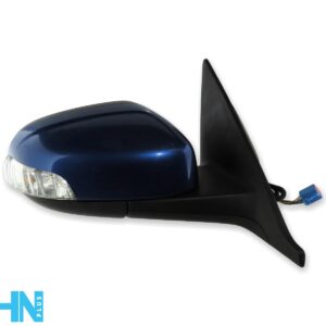 Volvo S40 V50 MK2 07-09 Right Side Electric Heated Wing Mirror Met Blue 6-Wires