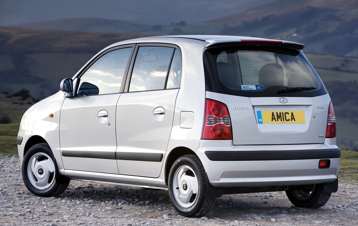 Hyundai Amica Atoz MX MXL /97-02 Right Side Manual Adjustable Door Mirror Silver - Image 3