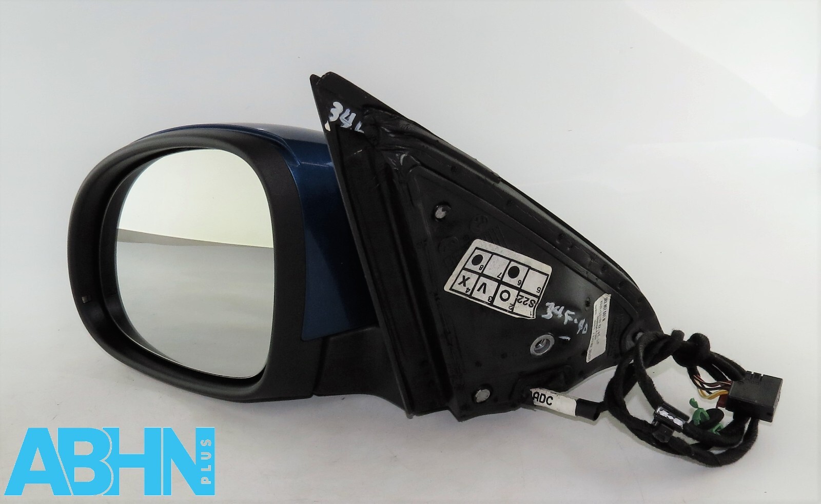 VW Tiguan Mk1 5N (08 - 17) Left Side Electric Heated Wing Mirror Blue 5N2857501N - Image 2