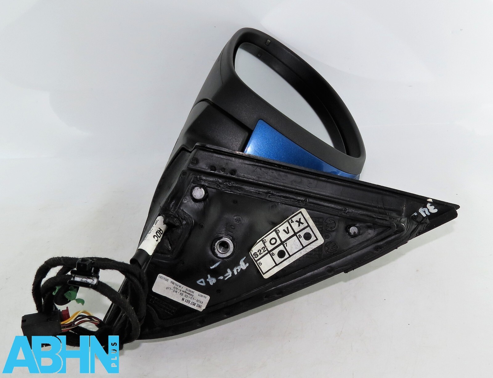 VW Tiguan Mk1 5N (08 - 17) Left Side Electric Heated Wing Mirror Blue 5N2857501N - Image 7