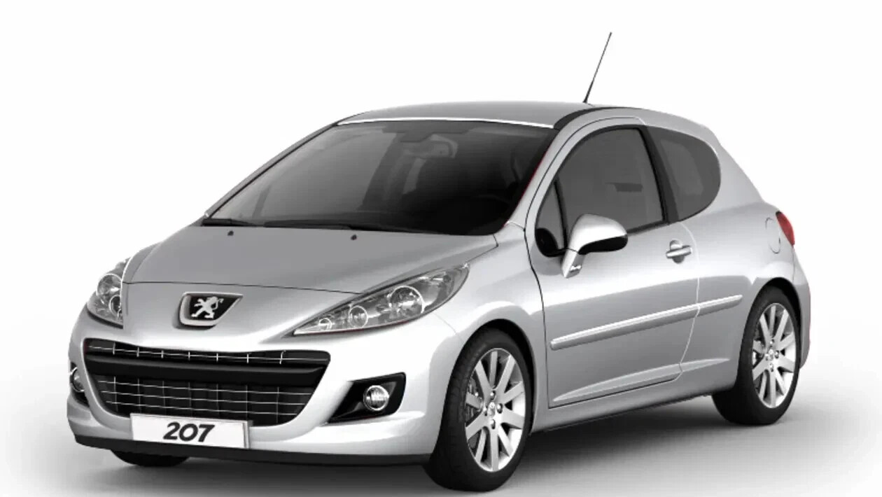 Peugeot 207 CC SW 07-13 Right Side Door Mirror Cover 96801949XL Obsidian Black - Image 3