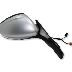 Peugeot 208 MK1 (2012-2018) Right Side Manual Folding Door Mirror 9-Wires Silver