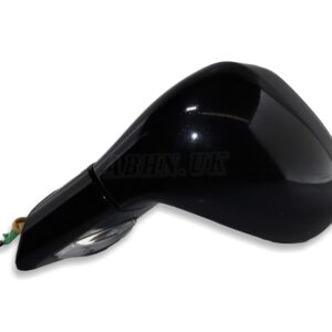 Peugeot 308 SW CC 07-13 Left Side Electric Heated Door Mirror 6-Wires Met Black