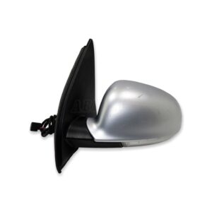 VW Passat B6 3C2 3C5 05-11 Left Side Electric Heated Door Mirror Metallic Silver