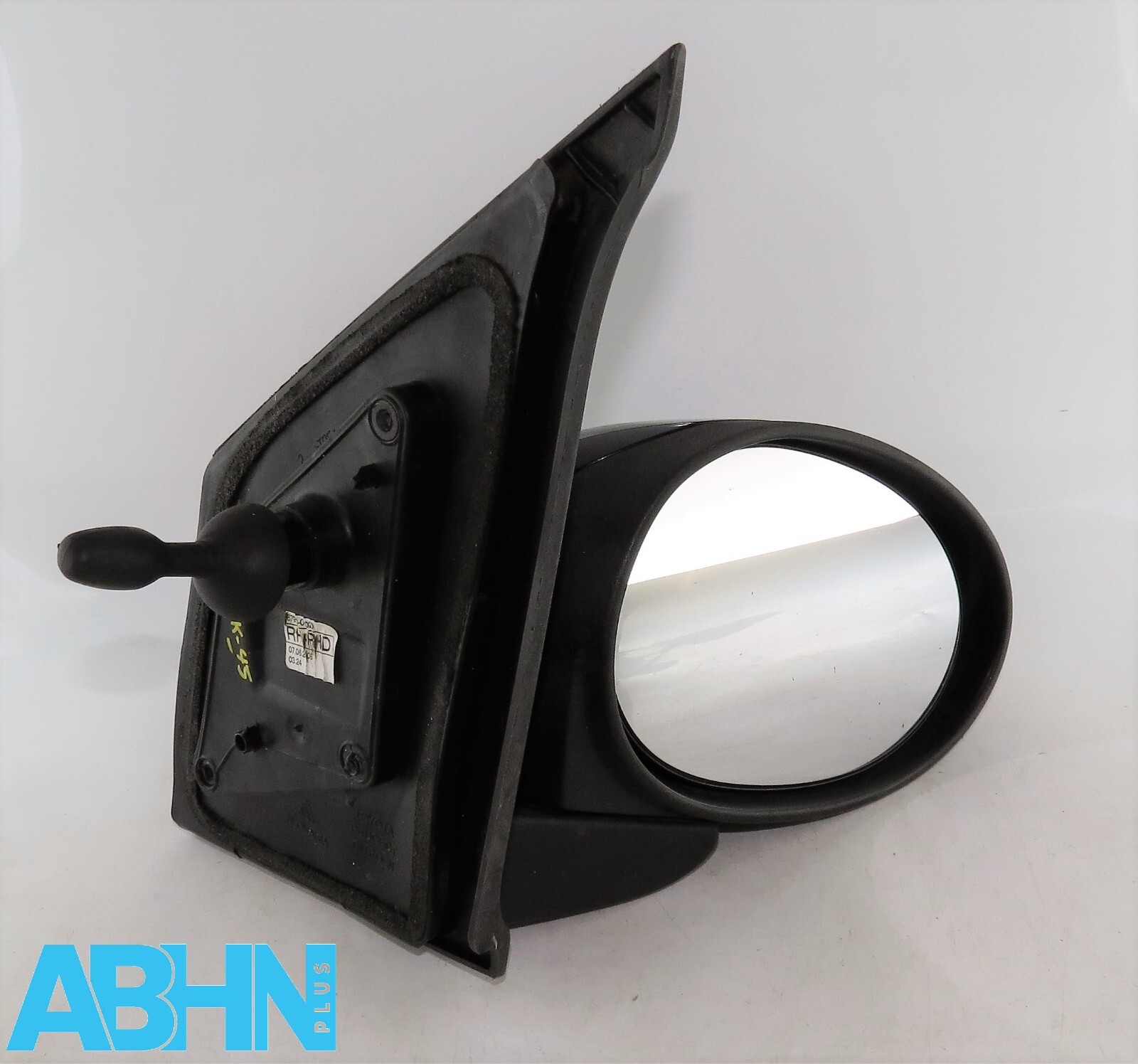 Toyota Aygo Citroen C1 107 Mk1 2005-2014 Right Side Manual Wing Mirror Met Black - Image 2