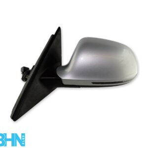 Audi A4 B8 (08 - 10) Left Side Electric Heated Door Wing Mirror Metallic Silver