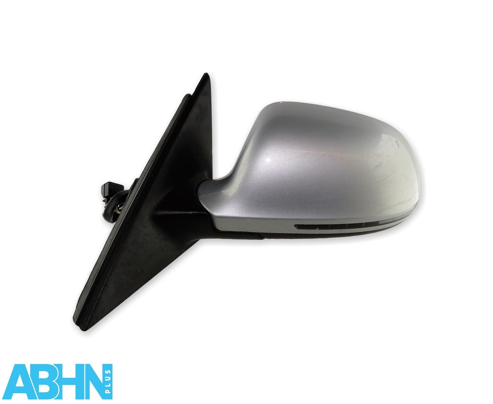 Audi A4 B8 (08 - 10) Left Side Electric Heated Door Wing Mirror Metallic Silver