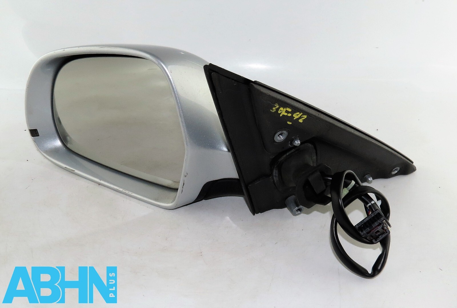 Audi A4 B8 (08 - 10) Left Side Electric Heated Door Wing Mirror Metallic Silver - Image 2