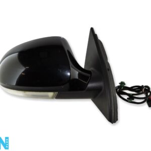 VW Passat B6 3C2 3C5 (05-11) Right Side Electric Heated Door Mirror Magic Black