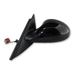 Seat Ibiza Mk4 Type 6L 02-08 Left Side Electric Door Mirror 6L2857501M Met Black