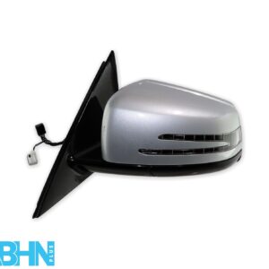 Mercedes E Class W212 S212 (09-16) Electric Left Side Wing Mirror Silver 9-Wires