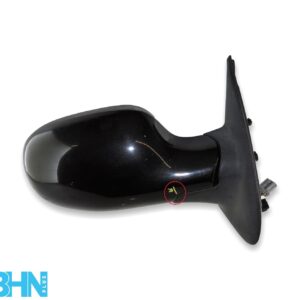 Nissan Micra K12 MK3 (2002- 2008) Right Side Electric Door Mirror Metallic Black