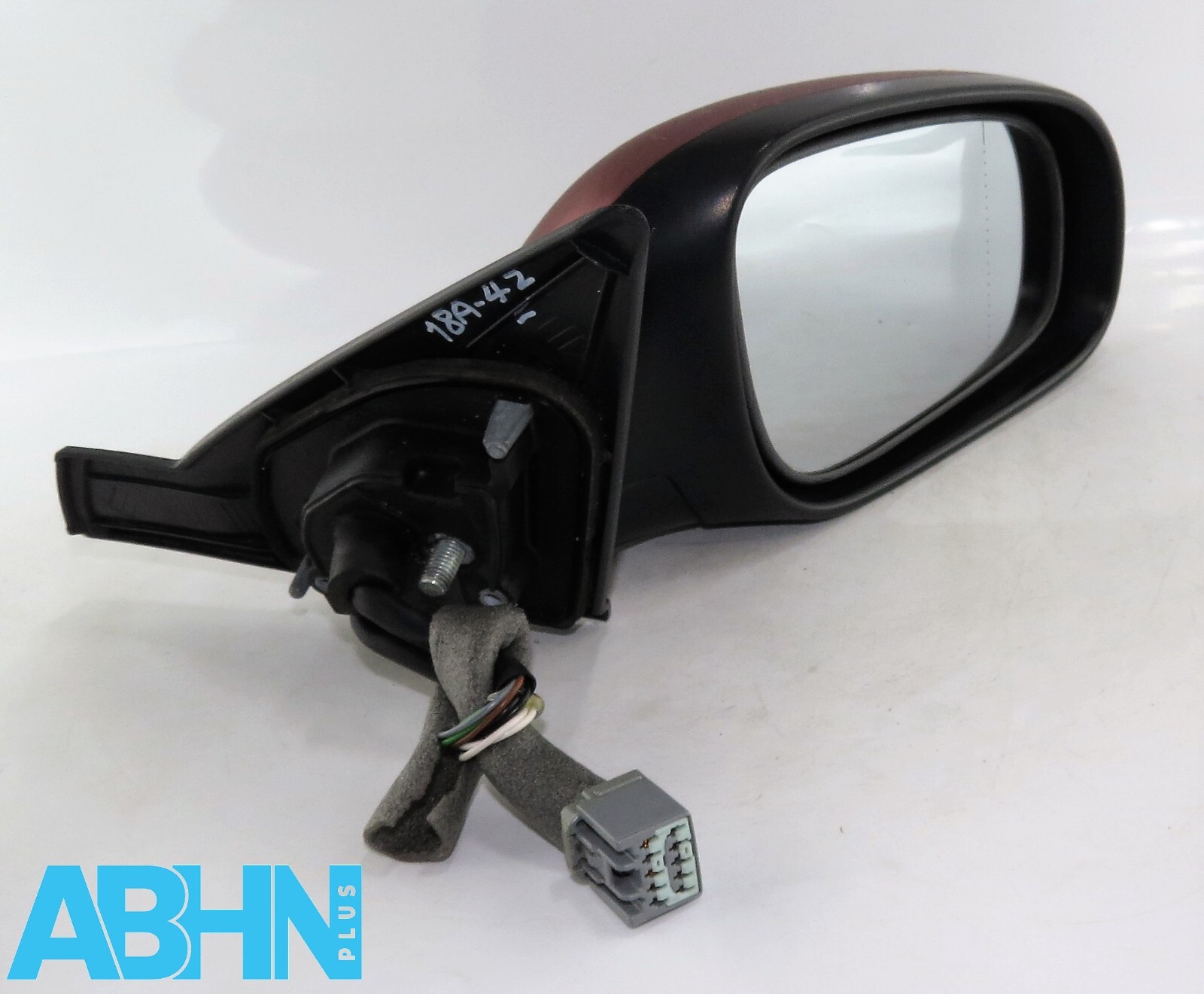 Volvo S80 Mk1 (1998-2003) Right Side Electric Heated Wing Mirror Met Red 8-Wires - Image 2