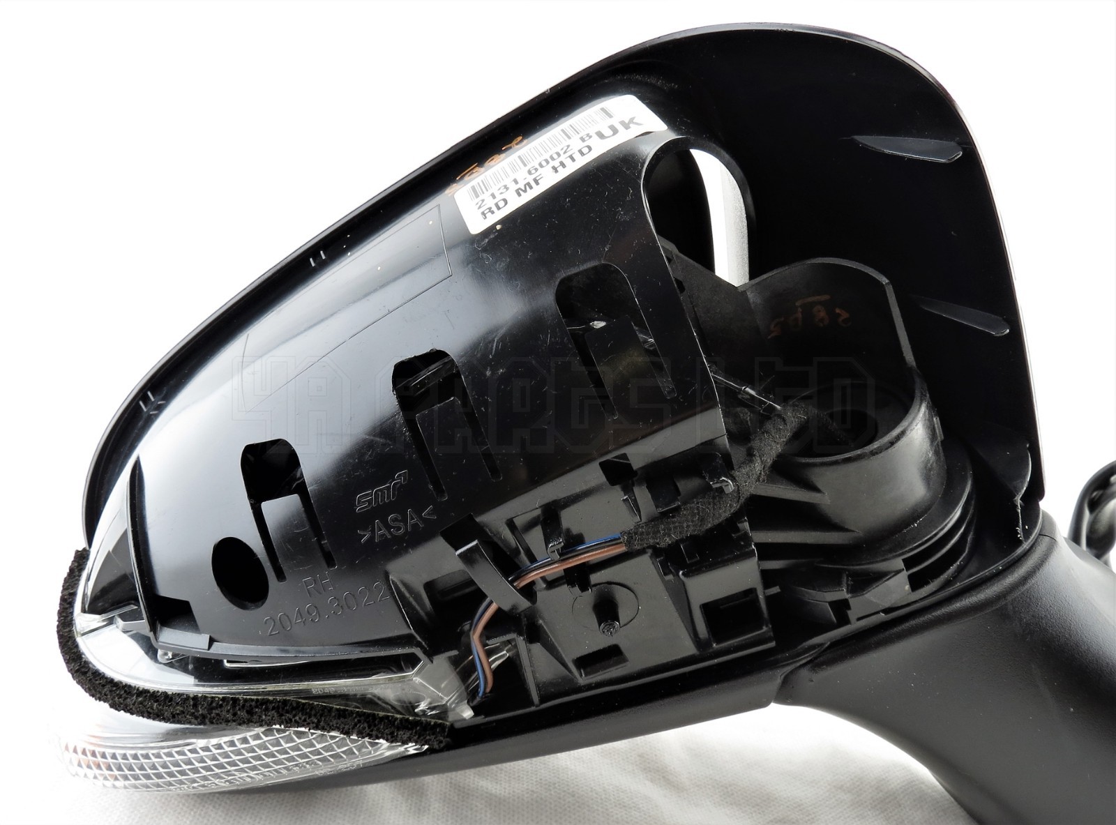 Toyota Avensis 15-18 Right Side Manual Folding Heated Glass Door Mirror 7 Wires - Image 3