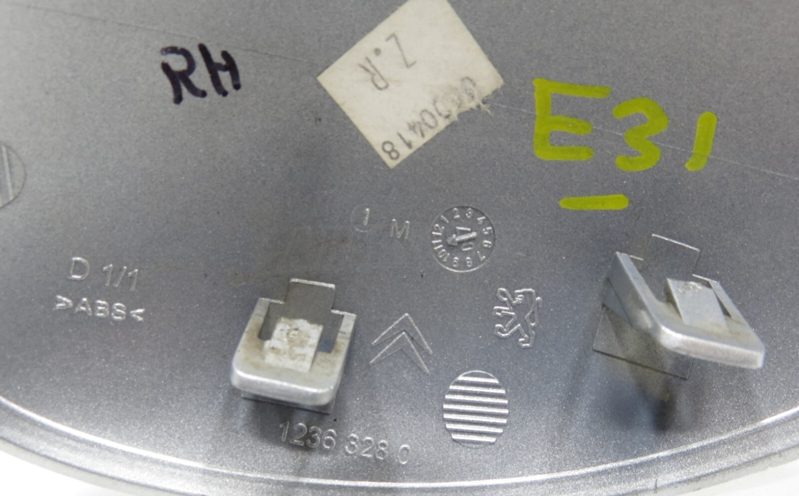 Citroen C2 JM (2003-2009) Right Side Door Mirror Cover Gris Aluminum (Silver) ZR - Image 4