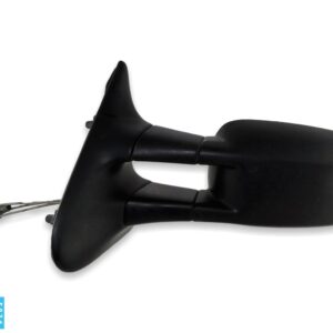 VW Caddy Mk2 (1995-2004) Left Side Manual Adjustable Door Mirror Matte Black