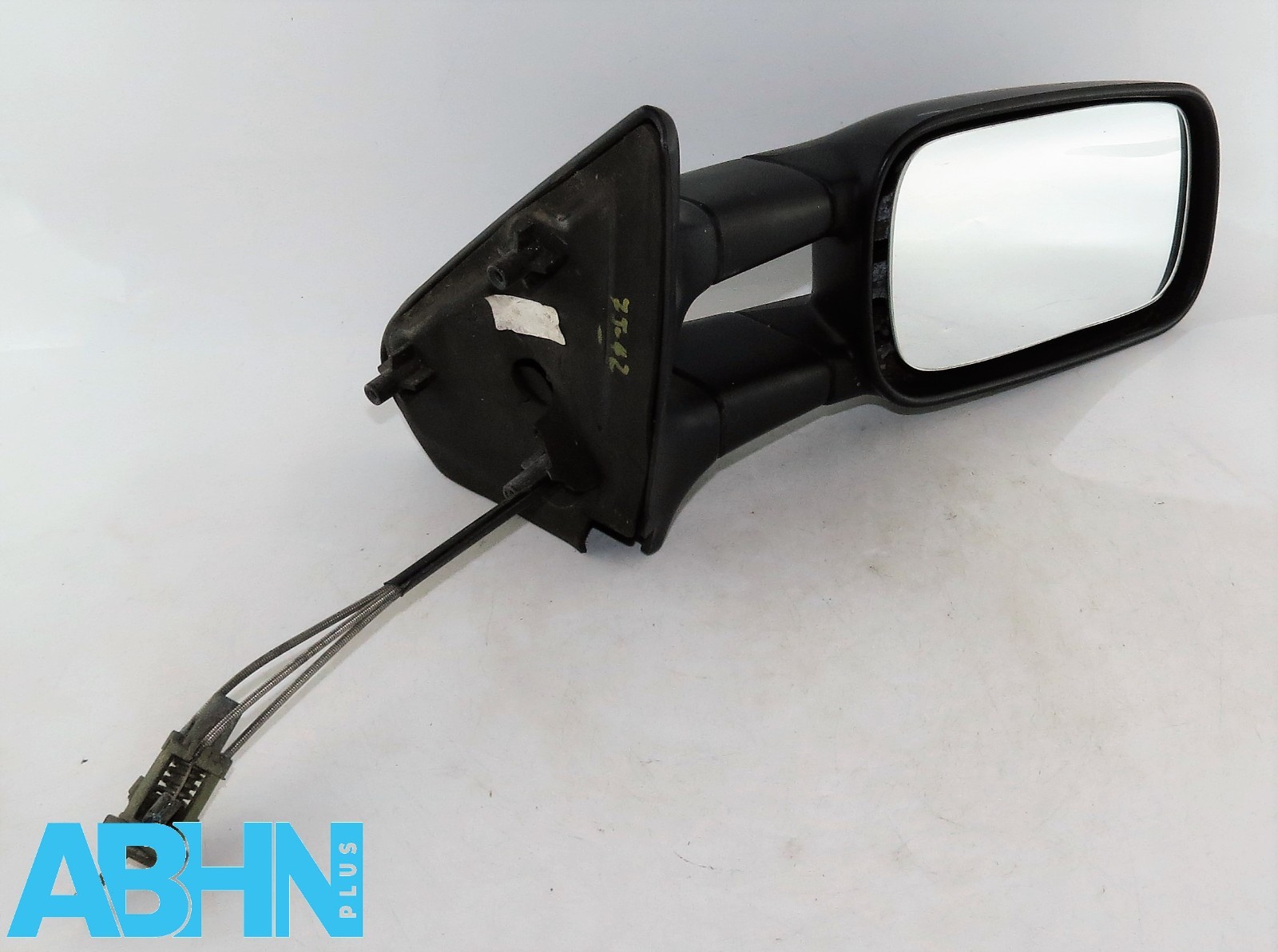 VW Caddy Mk2 (1995-2004) Right Side Manual Adjustable Door Mirror Matte Black - Image 2