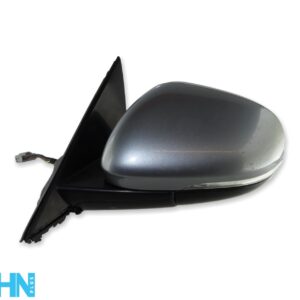 Jaguar XF X250 12-15 Left Side Power Folding Door Mirror Grey 16-Wires/ No-Glass