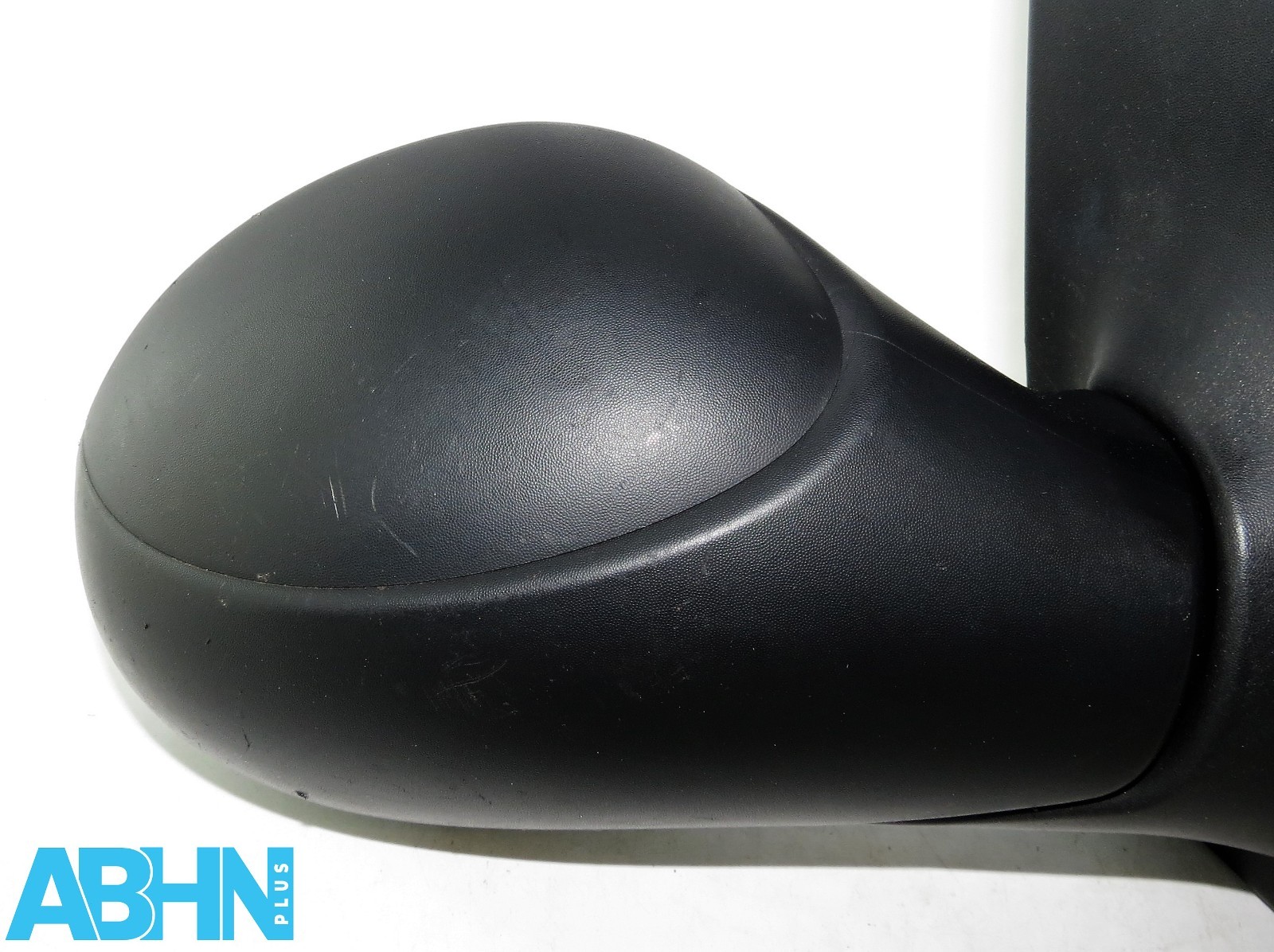 Citroen C2 MK1 JM (2003-2009) Right Side Manual Door Mirror Matte Black Grained - Image 3