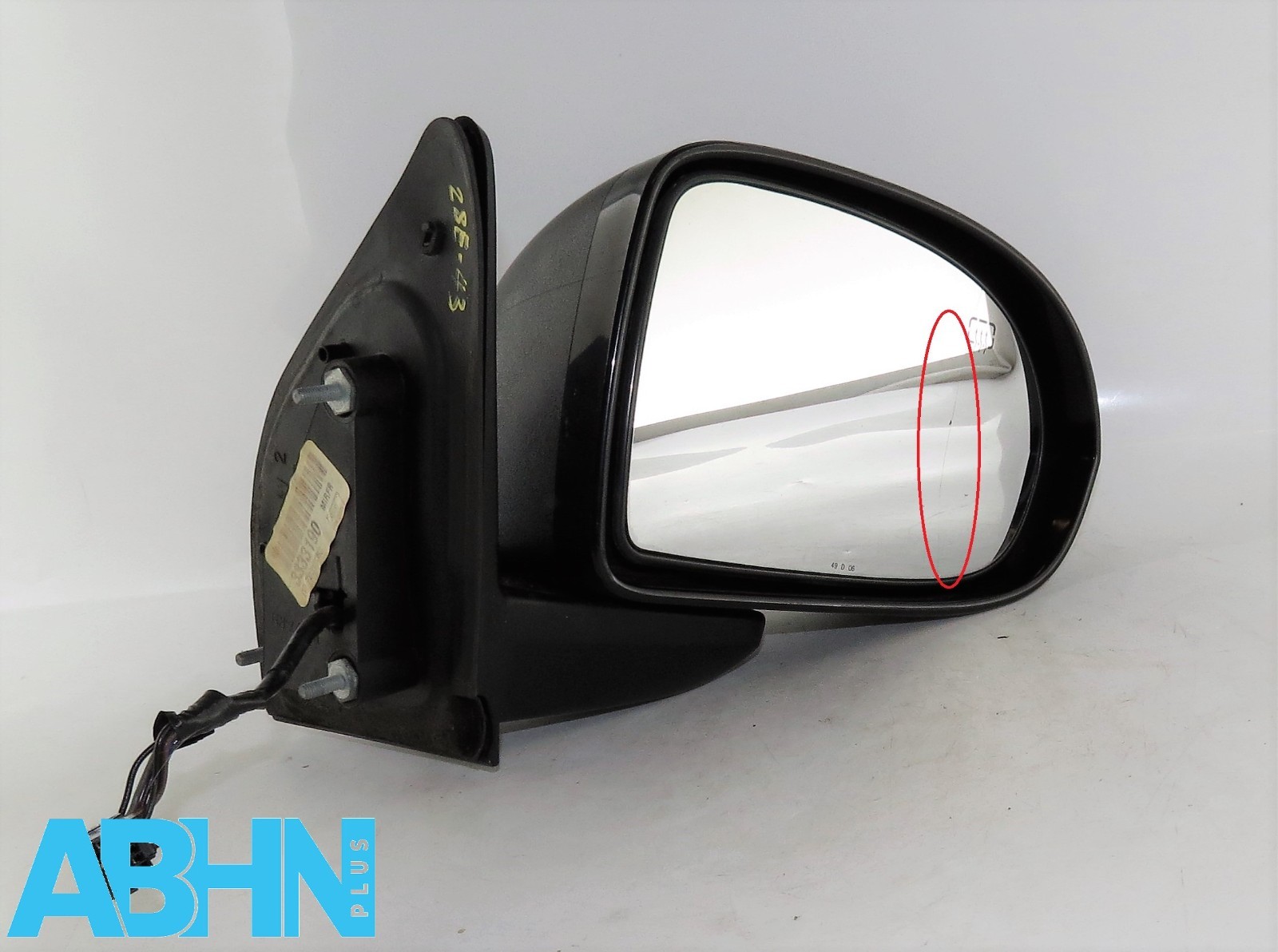 Jeep Compass MK49 (2006-2015) Right Side Power Folding Door Mirror Black 7-Wires - Image 2