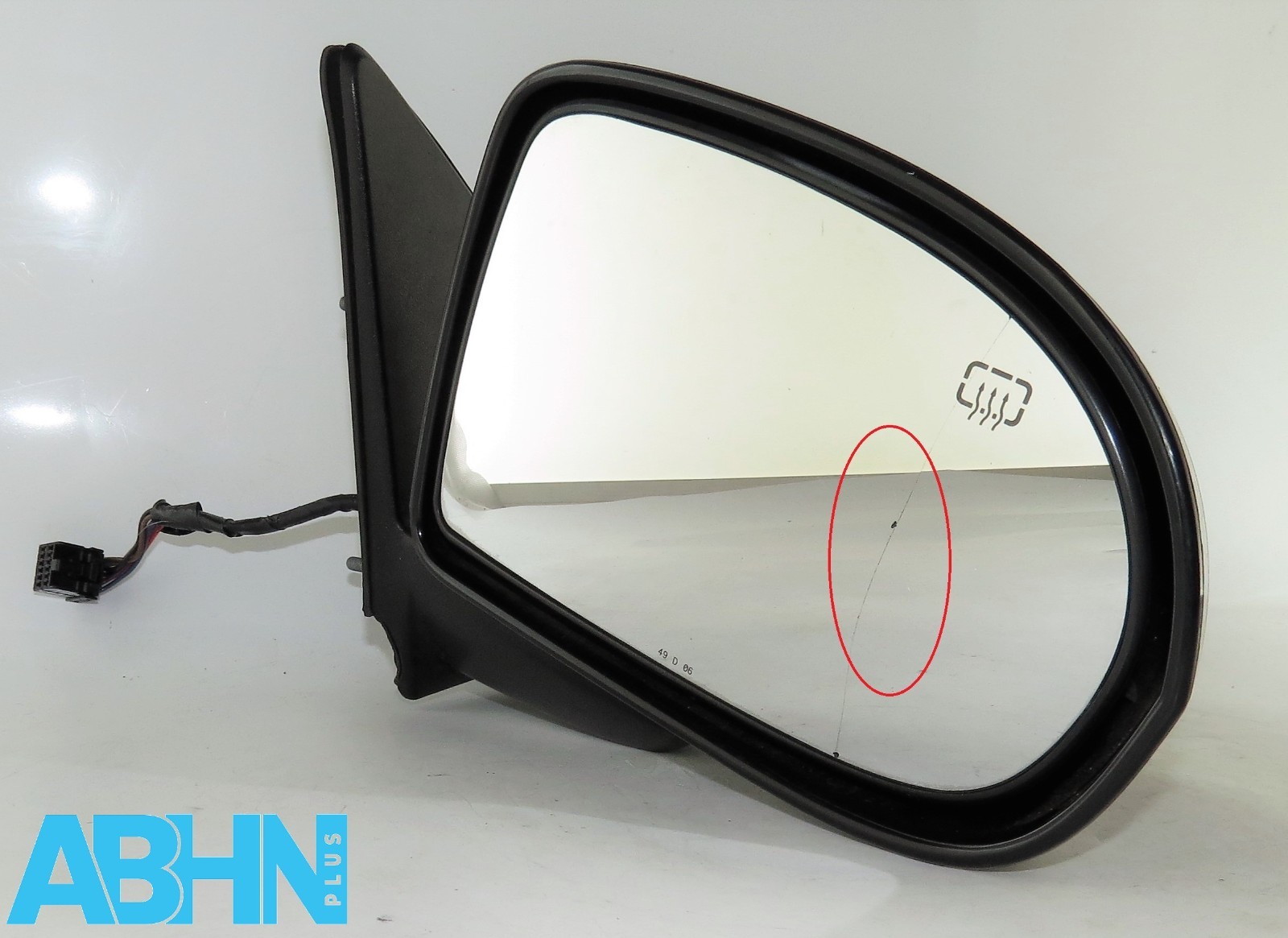Jeep Compass MK49 (2006-2015) Right Side Power Folding Door Mirror Black 7-Wires - Image 5