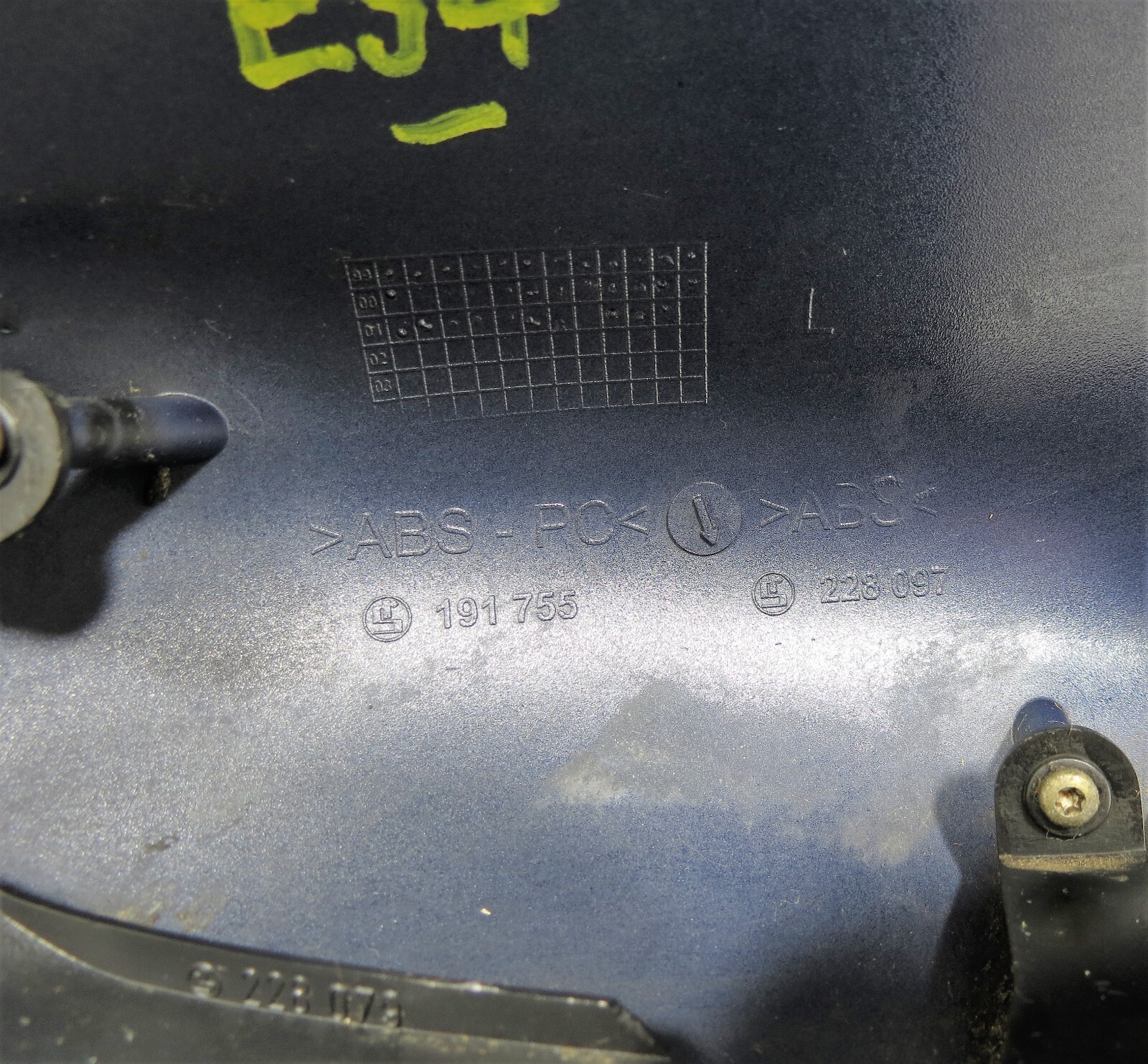 Mercedes A-Class W168 (97-02) Left Side Door Mirror Cover Met Dark Blue 228097 - Image 5