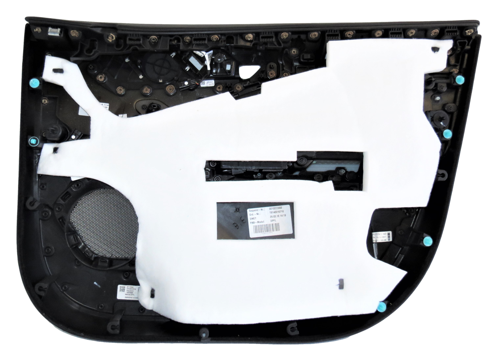 Jaguar i Pace X590 LHD Front Left Side Interior Door Card Moulding Trim - Ebony - Image 7