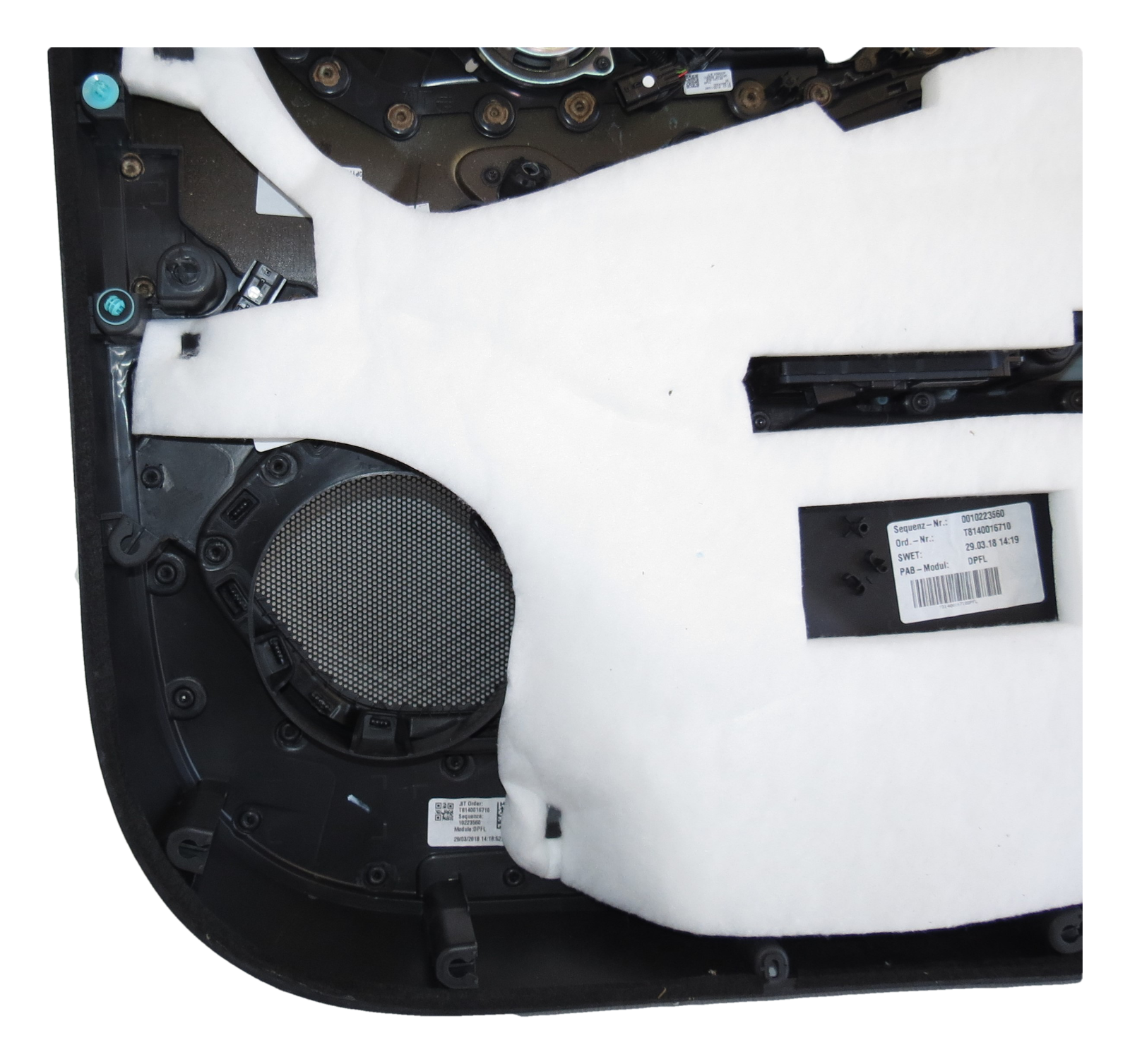 Jaguar i Pace X590 LHD Front Left Side Interior Door Card Moulding Trim - Ebony - Image 8