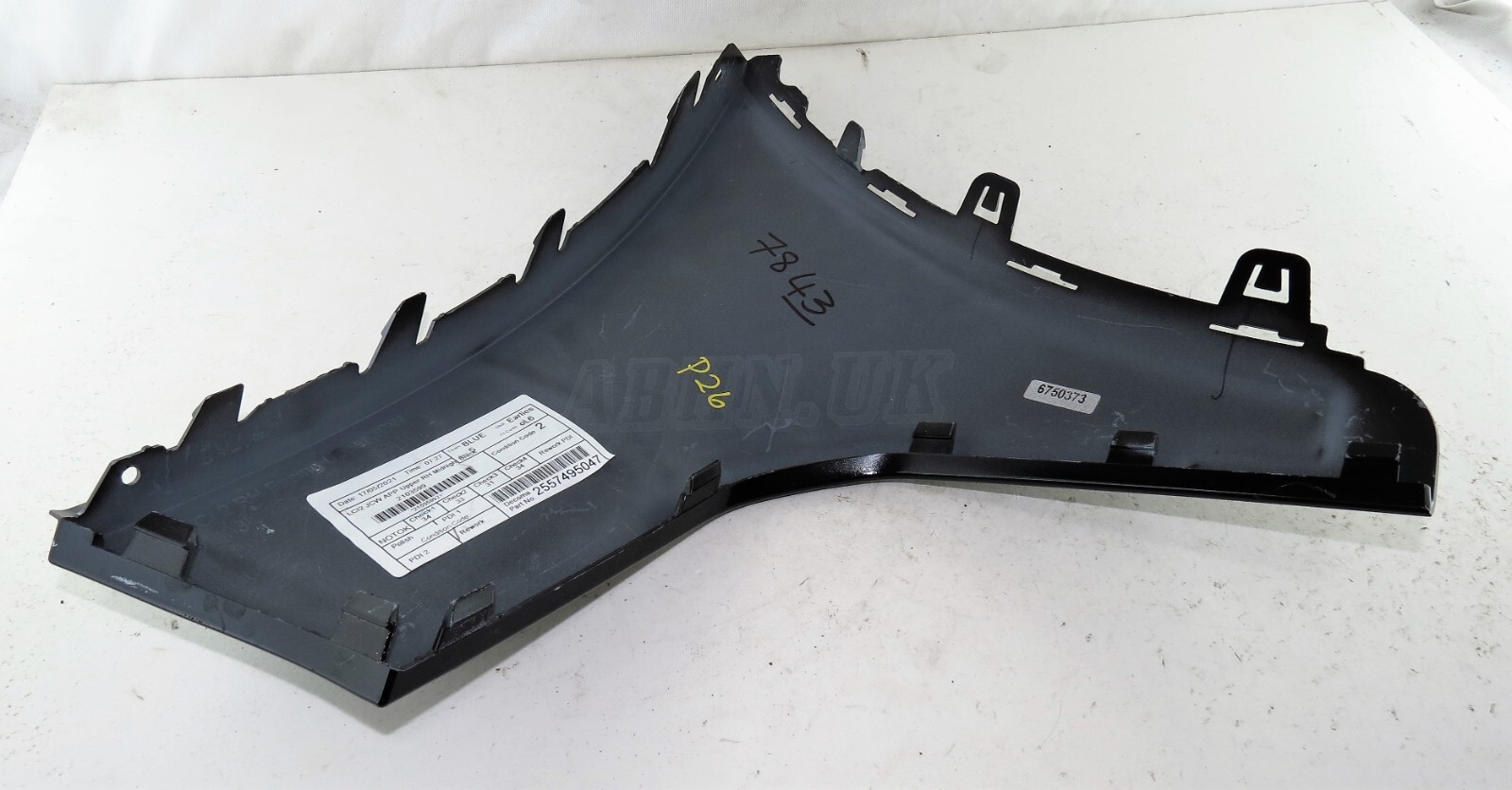 9450622 Mini JCW LCi2 Right Hand Side Front Bumper Facing Trim Midnight Black 2 - Image 5