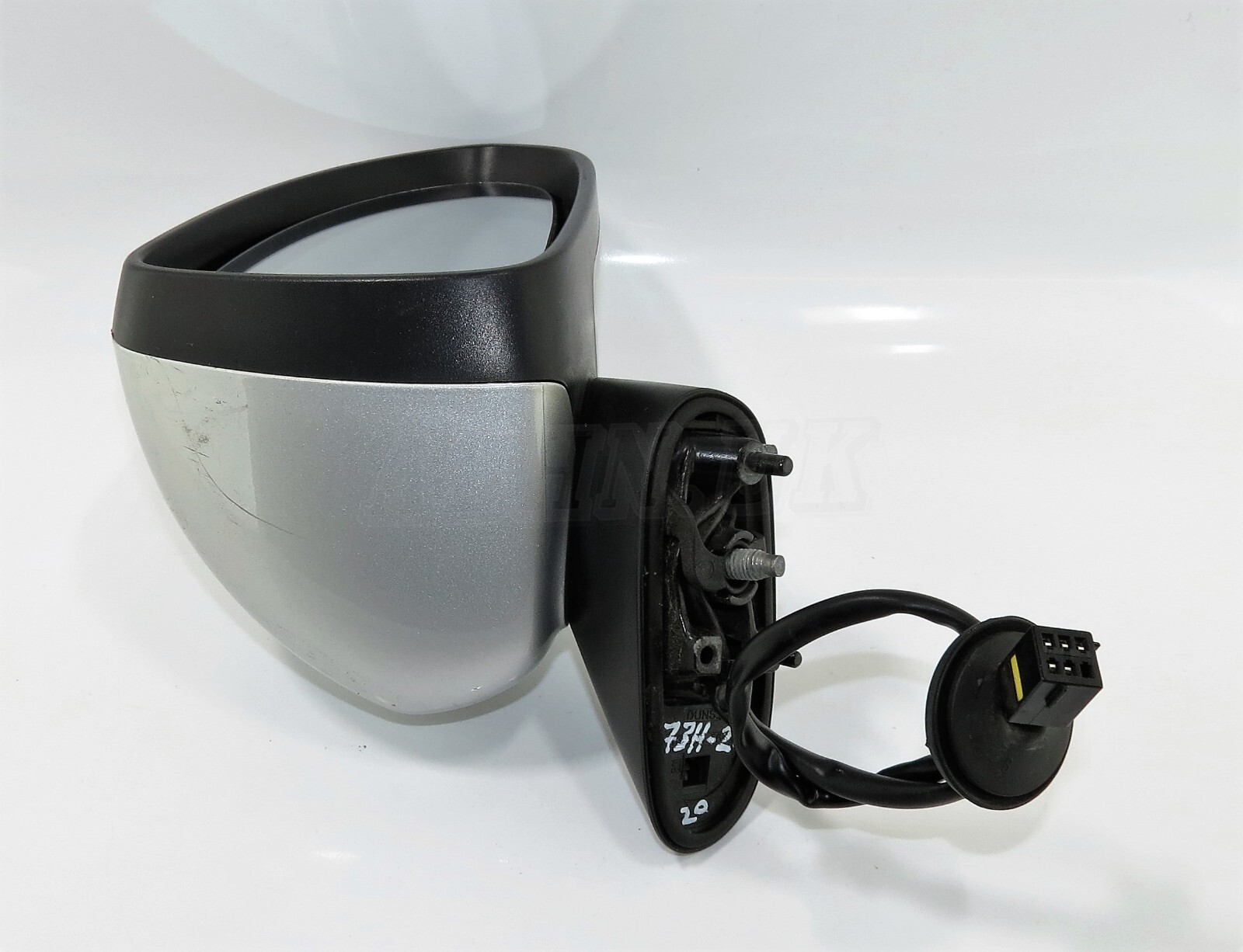 Vauxhall Opel Corsa D & E (06-18) Right Side Electric Door Mirror Silver 5-Wires - Image 9