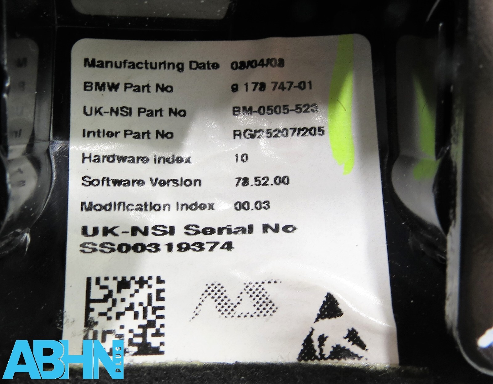 9173747 Mini Mini Clubman R55 R56 Genuine RPM Instrument Cluster Gauge Display - Image 8