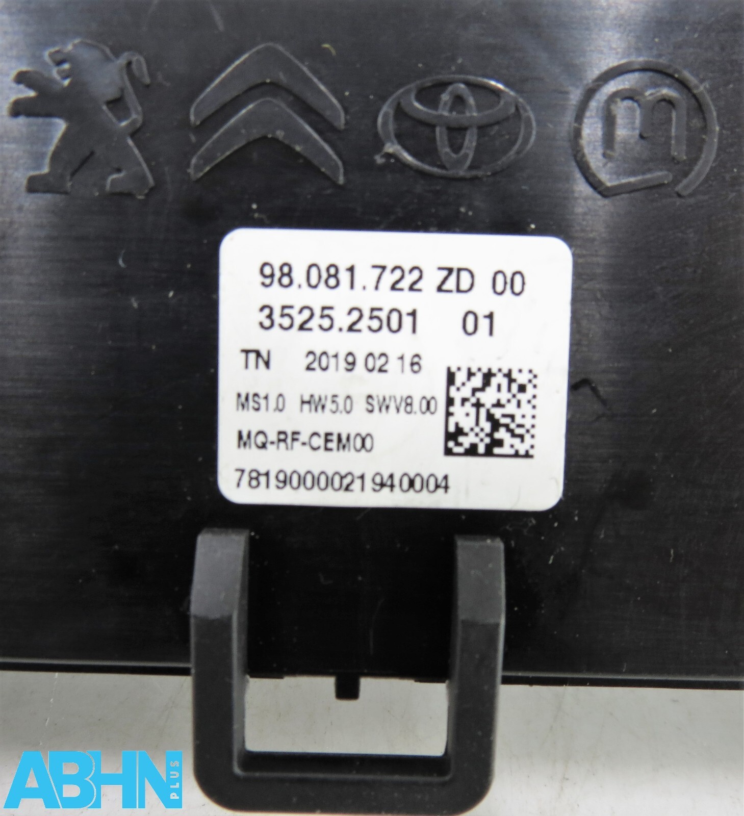 98081722ZD Citroen Peugeot Van Genuine Electric A/C Heater Climate Control Unit - Image 9