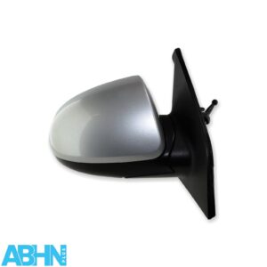 Kia Picanto SA Mk1 /2007-2011 Right Side Manual Door Mirror Met Bright Silver 3D