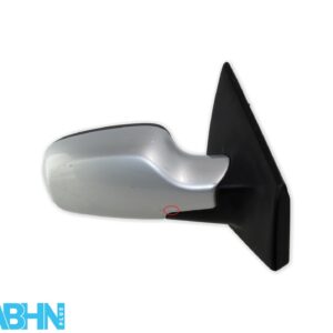 Renault Clio III Pre-Facelift 2005-2009 Right Electric Heated Door Mirror Silver