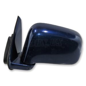 Honda CR-V CRV MK1 (95- 02) Left Side Electric Heated Door Mirror Met Blue 5-Pin