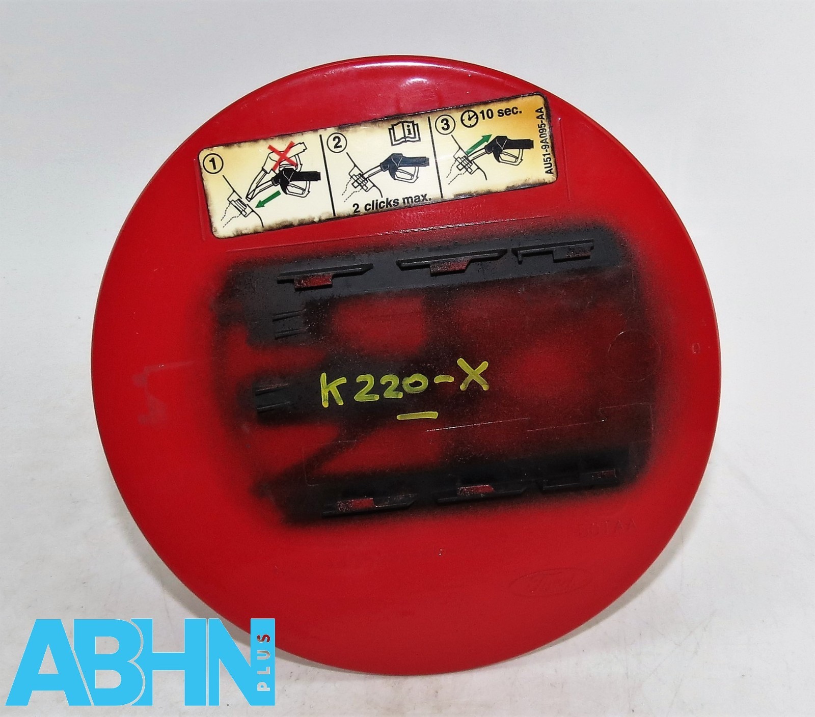 Genuine Ford Fiesta MK6 (2008-2012) Fuel Flap Cover 8A61-A405A02-AG Solid Red - Image 2