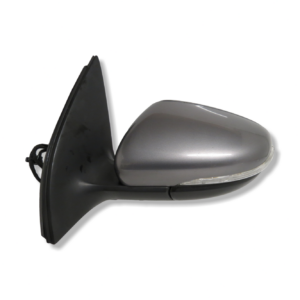 VW Golf 6 MK6 (09-13) Left Side Electric Heated Door Mirror 5K0857501CF Met Grey