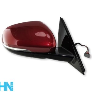 Jaguar XE X760 (215-24) Right Side Electric & Heated Door Mirror Met Red 6-Wires