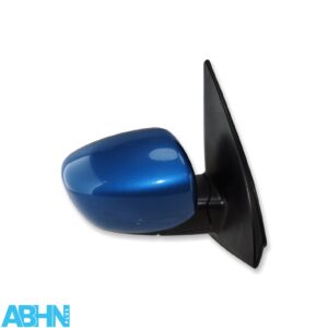 Hyundai i10 PA Mk1 /2007-2013 Right Side Electric Door Mirror Met Alpine Blue DE